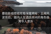 蘑菇影视在线观看深度揭秘：丑闻风波背后，圈内人在酒店房间的角色极其令人意外