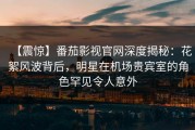 【震惊】番茄影视官网深度揭秘：花絮风波背后，明星在机场贵宾室的角色罕见令人意外